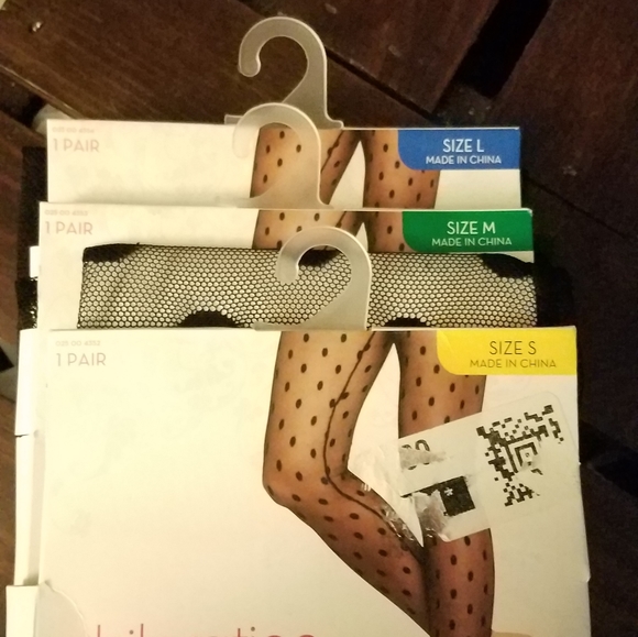 Xhilaration Polka Dot Fashion Footless Leggings - Picture 4 of 4